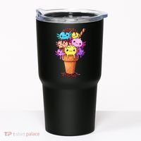 Axolotls Ice Cream Funny Axolotl Tumbler thumb 0