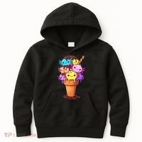Axolotls Ice Cream Funny Axolotl Kids Hoodie thumb 0