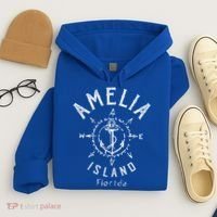 Amelia Island Compass Rose Florida Cute Gift Hoodie thumb 4