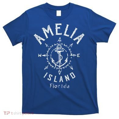 Amelia Island Compass Rose Florida Cute Gift T-Shirt