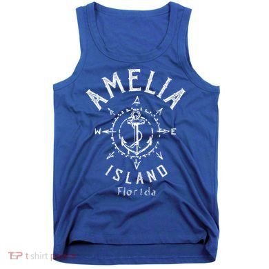 Amelia Island Compass Rose Florida Cute Gift Tank Top