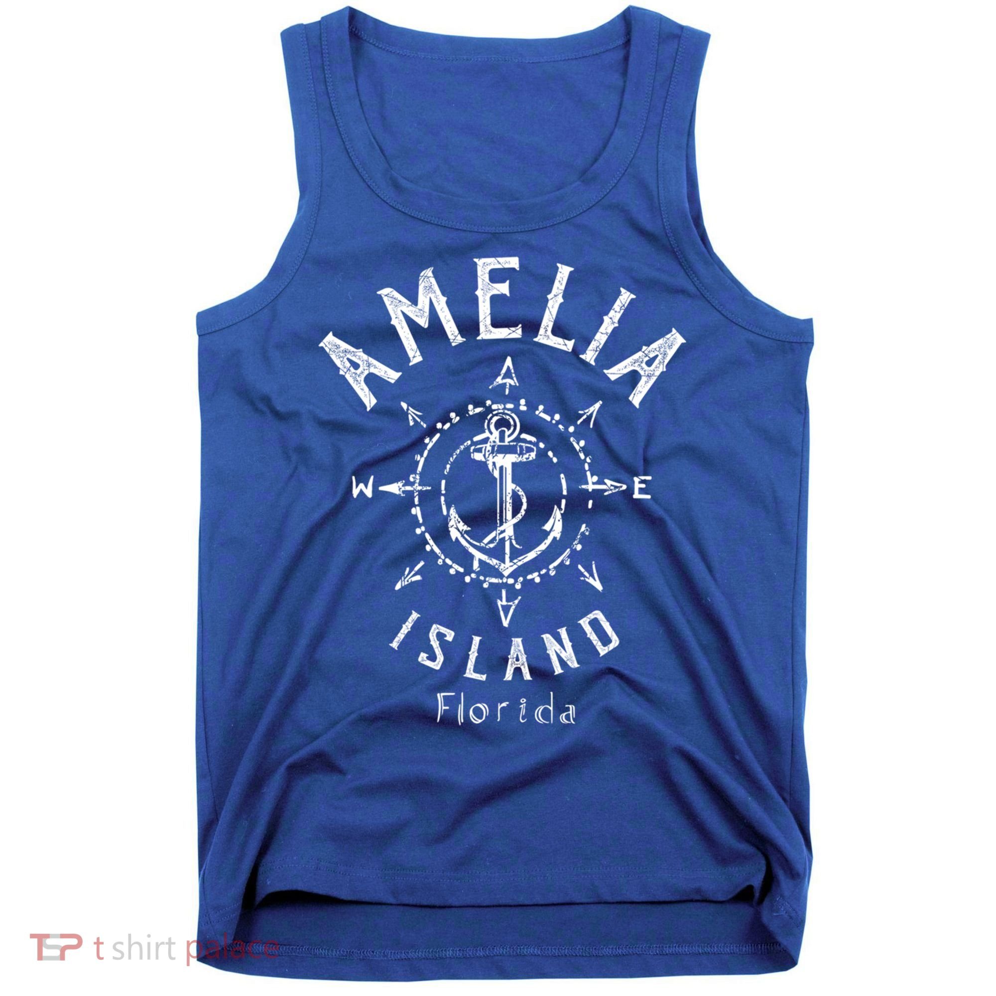 Amelia Island Compass Rose Florida Cute Gift Tank Top