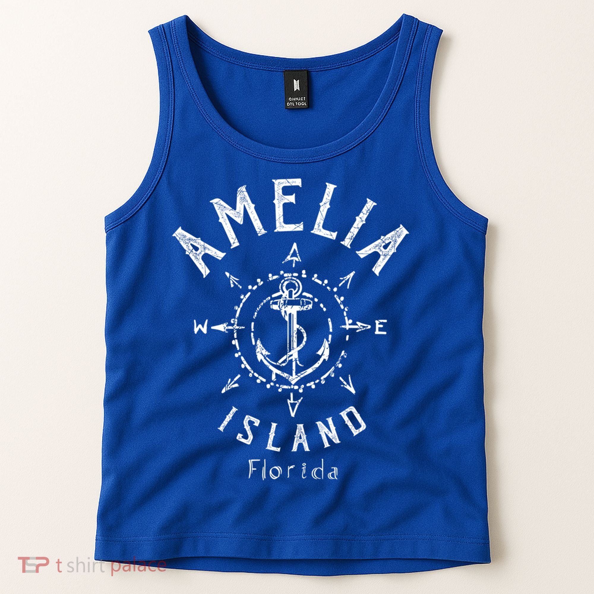 Amelia Island Compass Rose Florida Cute Gift Tank Top