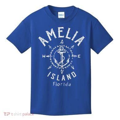 Amelia Island Compass Rose Florida Cute Gift Kids T-Shirt