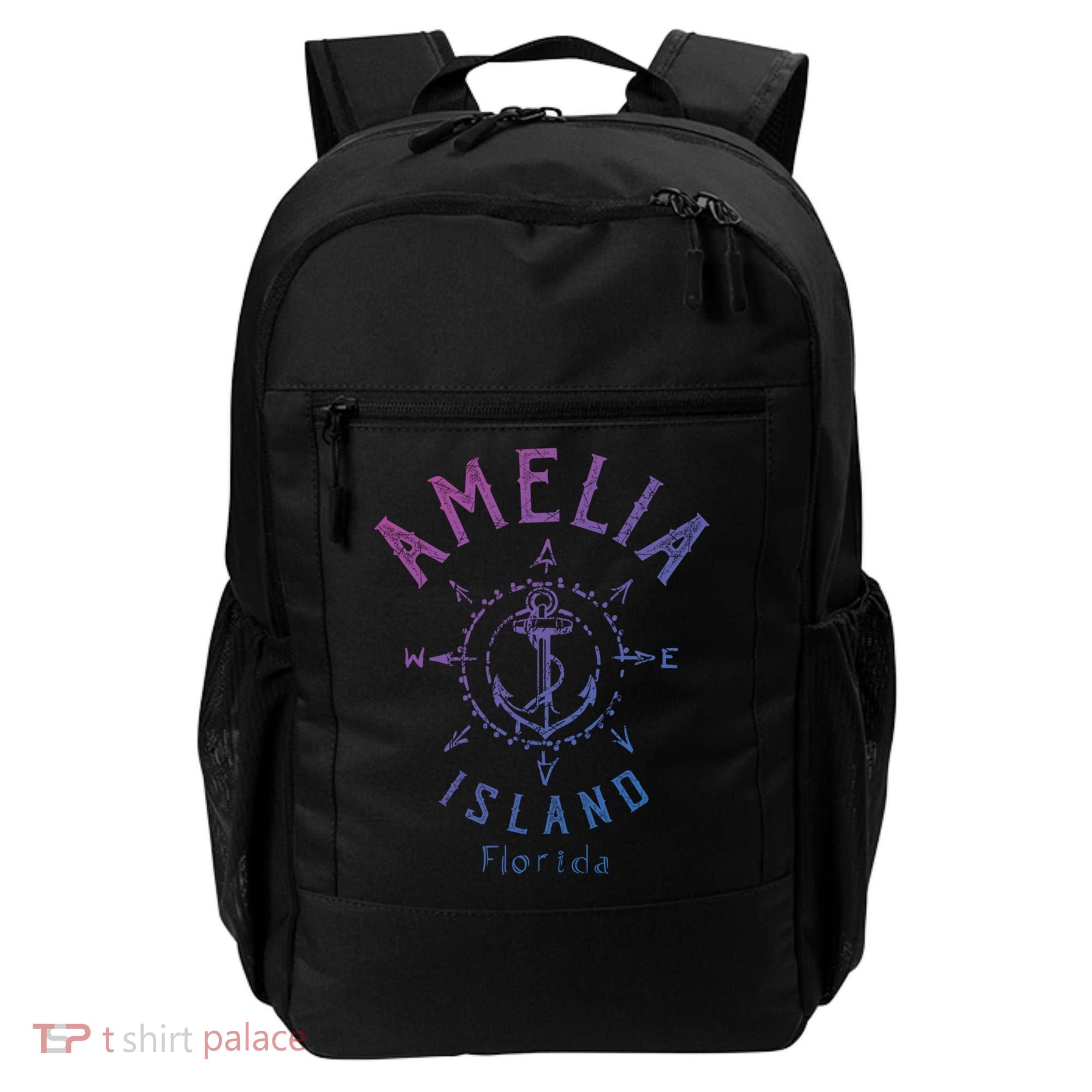Amelia Island Compass Rose Florida Cute Gift Backpack