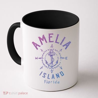 Amelia Island Compass Rose Florida Cute Gift Coffee Mug