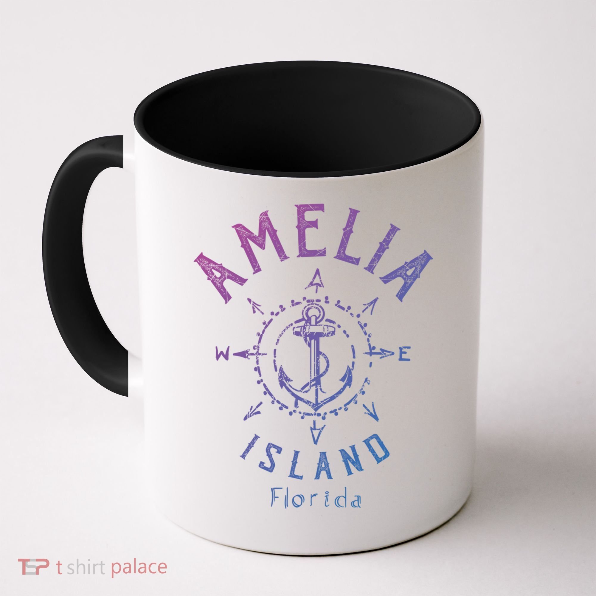 Amelia Island Compass Rose Florida Cute Gift Coffee Mug