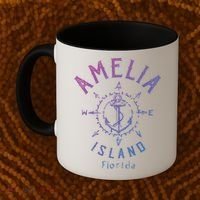 Amelia Island Compass Rose Florida Cute Gift Coffee Mug thumb 2