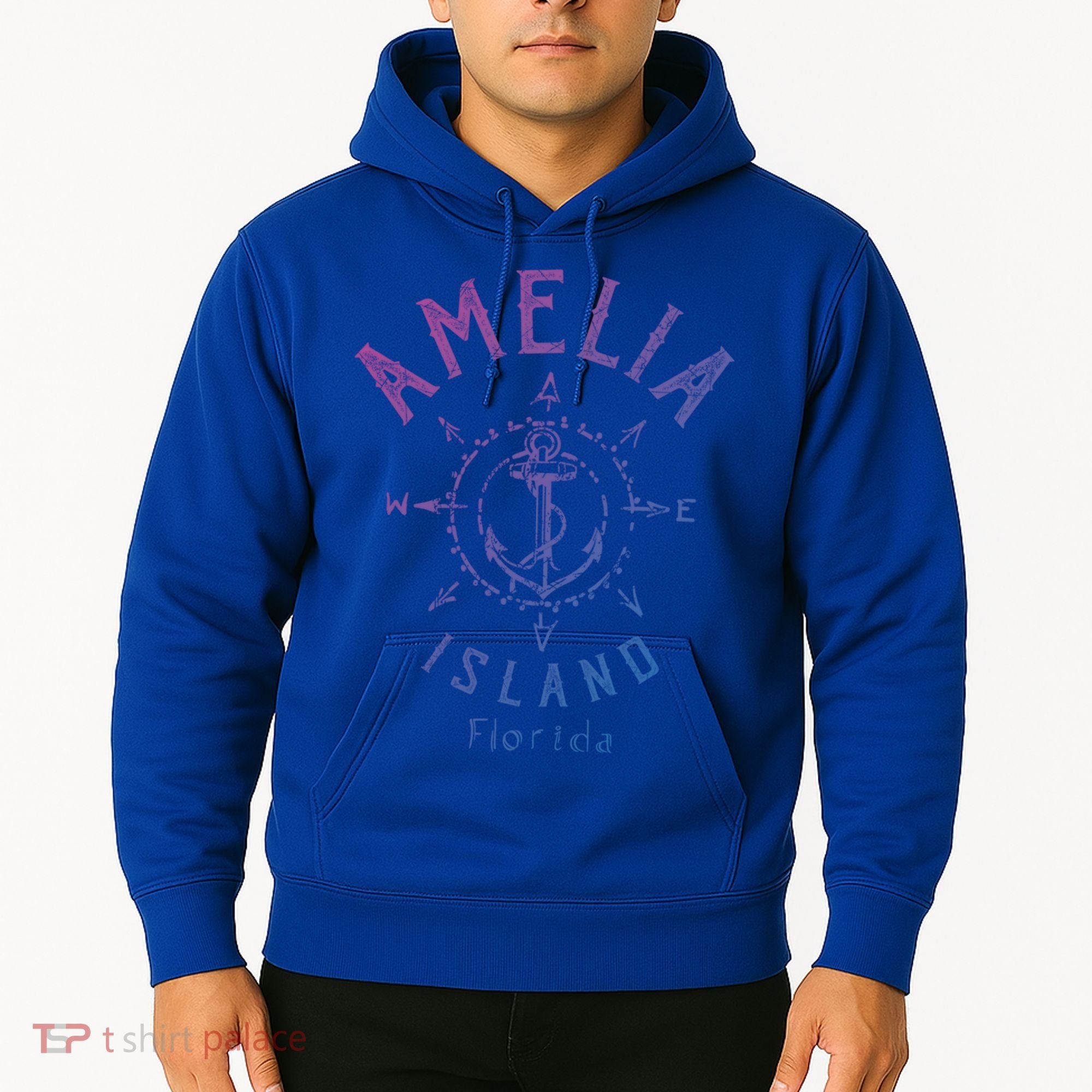 Amelia Island Compass Rose Florida Cute Gift Hoodie