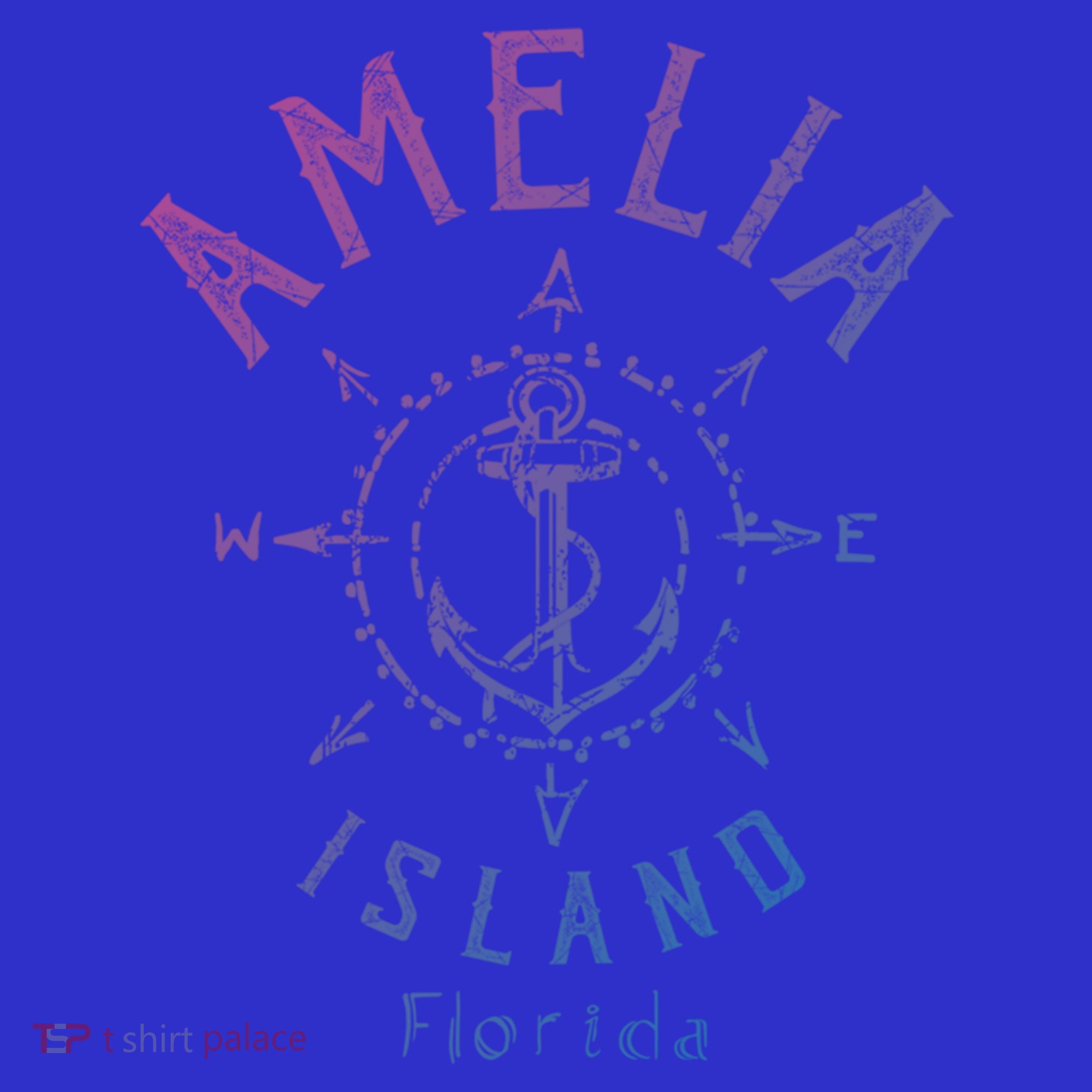 Amelia Island Compass Rose Florida Cute Gift Sweatshirt