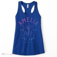 Amelia Island Compass Rose Florida Cute Gift Women's Tank Top thumb 0