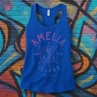 Amelia Island Compass Rose Florida Cute Gift Women's Tank Top thumb 3