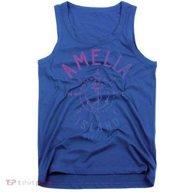 Amelia Island Compass Rose Florida Cute Gift Tank Top