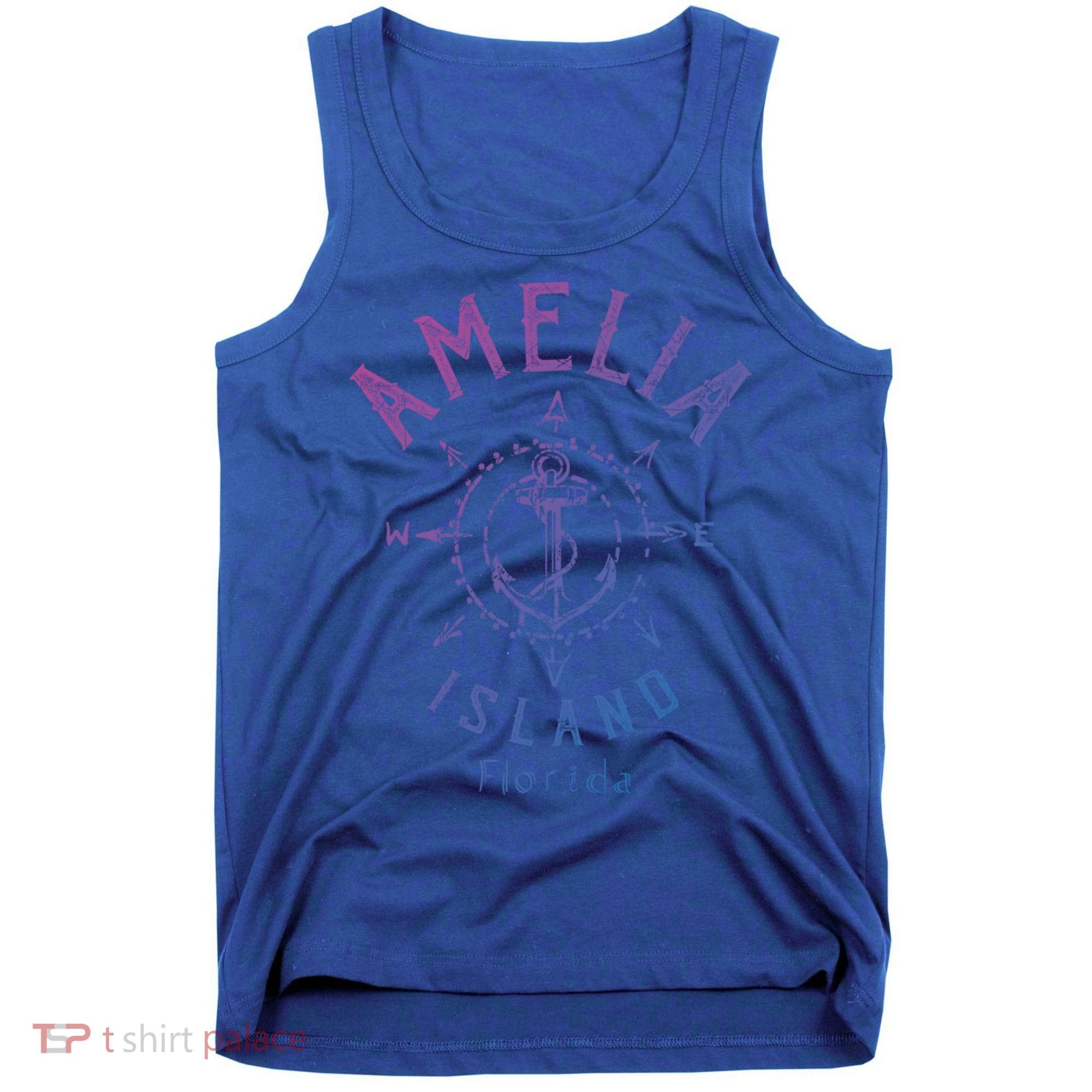 Amelia Island Compass Rose Florida Cute Gift Tank Top