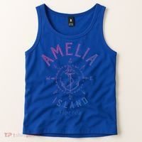 Amelia Island Compass Rose Florida Cute Gift Tank Top thumb 2
