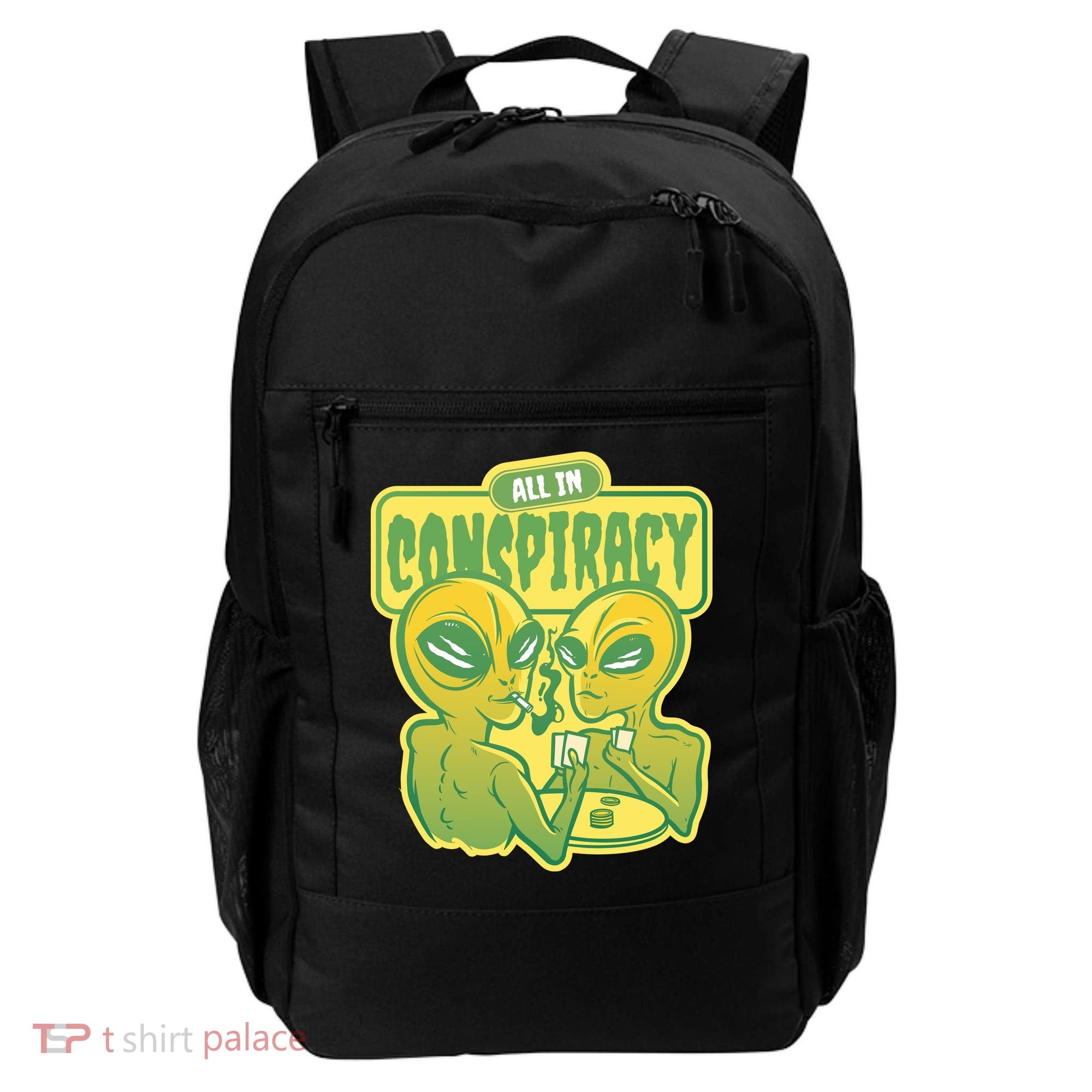All In Conspiracy Poker Alien Backpack