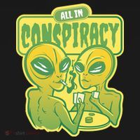 All In Conspiracy Poker Alien Ornament thumb 1