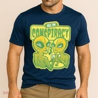 All In Conspiracy Poker Alien Cooling Performance Crew T-Shirt thumb 2