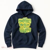 All In Conspiracy Poker Alien Hoodie thumb 0