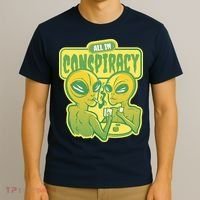 All In Conspiracy Poker Alien T-Shirt thumb 3