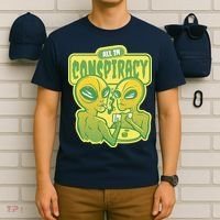 All In Conspiracy Poker Alien T-Shirt thumb 6