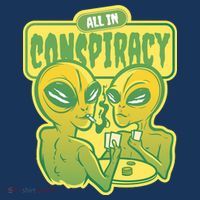 All In Conspiracy Poker Alien T-Shirt thumb 7