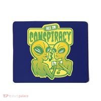 All In Conspiracy Poker Alien Mousepad thumb 0