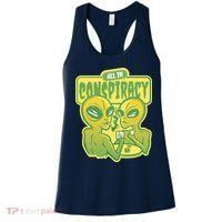 All In Conspiracy Poker Alien Women's Tank Top thumb 0