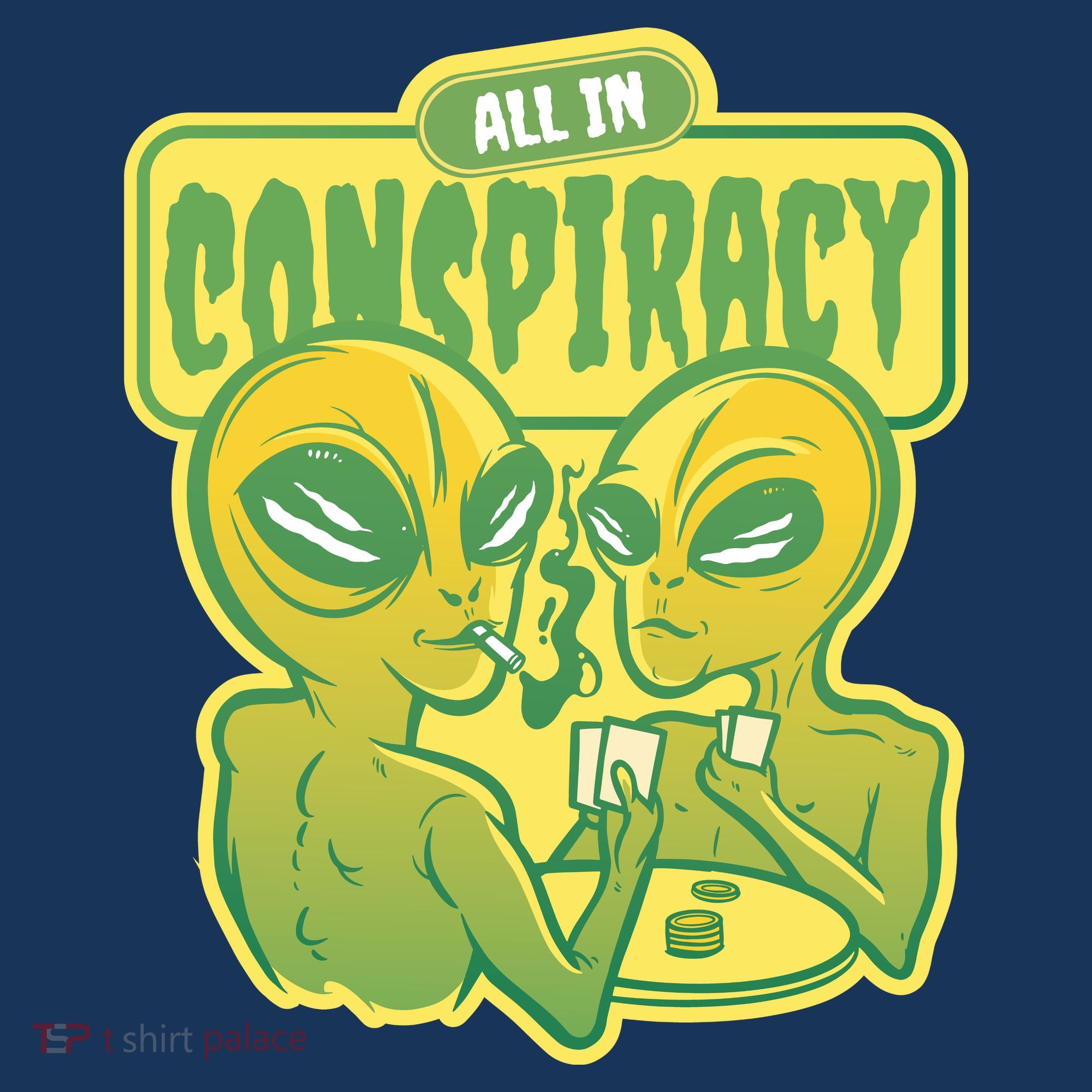 All In Conspiracy Poker Alien Women's Tank Top