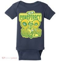 All In Conspiracy Poker Alien Baby Bodysuit thumb 0
