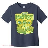 All In Conspiracy Poker Alien Toddler T-Shirt thumb 0