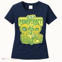 All In Conspiracy Poker Alien Women's T-Shirt thumb 0