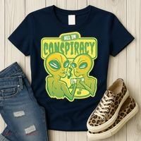 All In Conspiracy Poker Alien Women's T-Shirt thumb 3
