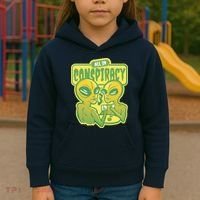 All In Conspiracy Poker Alien Kids Hoodie thumb 3