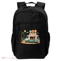 Arcade Ice Cream Truck Retro Summer 1980s Backpack thumb 0