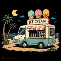 Arcade Ice Cream Truck Retro Summer 1980s Coffee Mug thumb 5