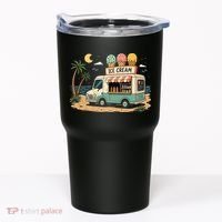 Arcade Ice Cream Truck Retro Summer 1980s Tumbler thumb 0