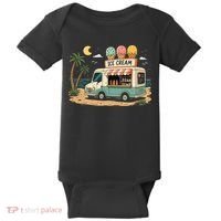 Arcade Ice Cream Truck Retro Summer 1980s Baby Bodysuit thumb 0