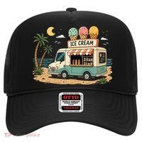 Arcade Ice Cream Truck Retro Summer 1980s Hat thumb 0