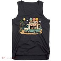 Arcade Ice Cream Truck Retro Summer 1980s Tank Top thumb 0