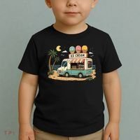 Arcade Ice Cream Truck Retro Summer 1980s Toddler T-Shirt thumb 2