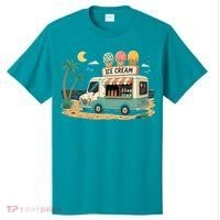 Arcade Ice Cream Truck Retro Summer 1980s T-Shirt thumb 0