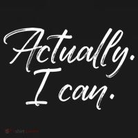 Actually I Can Feminist Feminism Woman Up Motivational Gift Women's Hoodie thumb 2