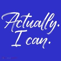 Actually I Can Feminist Feminism Woman Up Motivational Gift Women's Tank Top thumb 5