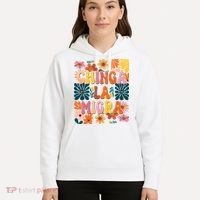 Anti Ice Chinga La Migra Retro Boho Flowers Hoodie thumb 5
