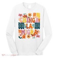 Anti Ice Chinga La Migra Retro Boho Flowers Long Sleeve Shirt thumb 0