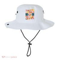 Anti Ice Chinga La Migra Retro Boho Flowers Bucket Hat thumb 0
