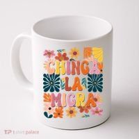 Anti Ice Chinga La Migra Retro Boho Flowers Coffee Mug thumb 0