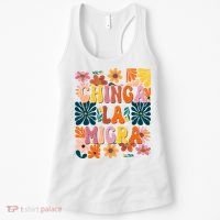 Anti Ice Chinga La Migra Retro Boho Flowers Women's Tank Top thumb 0