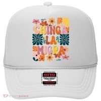 Anti Ice Chinga La Migra Retro Boho Flowers Hat thumb 0